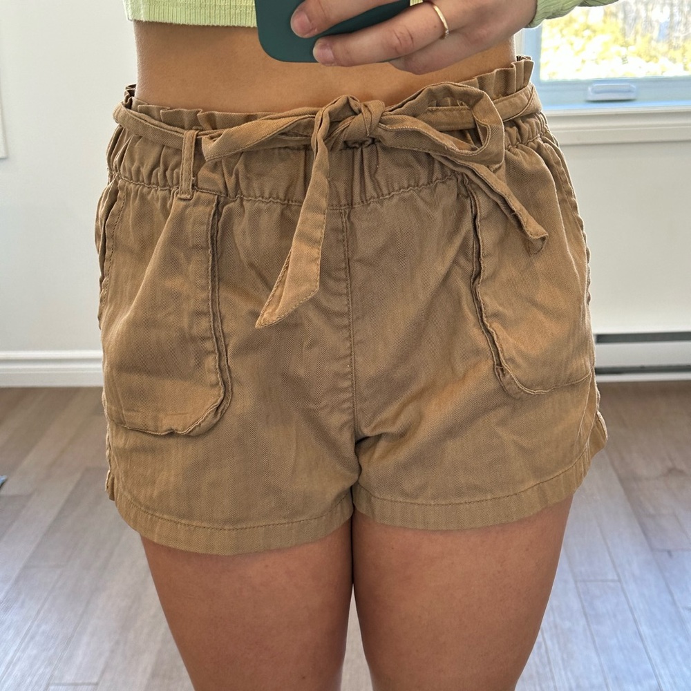 Garage Women's Tan Casual Shorts